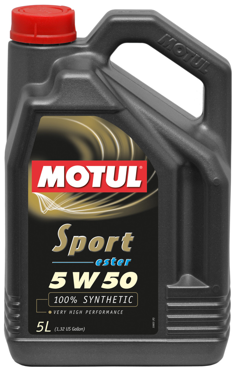 Motul 5W-50 Sport Engine Oil (5L) - Motul 102716