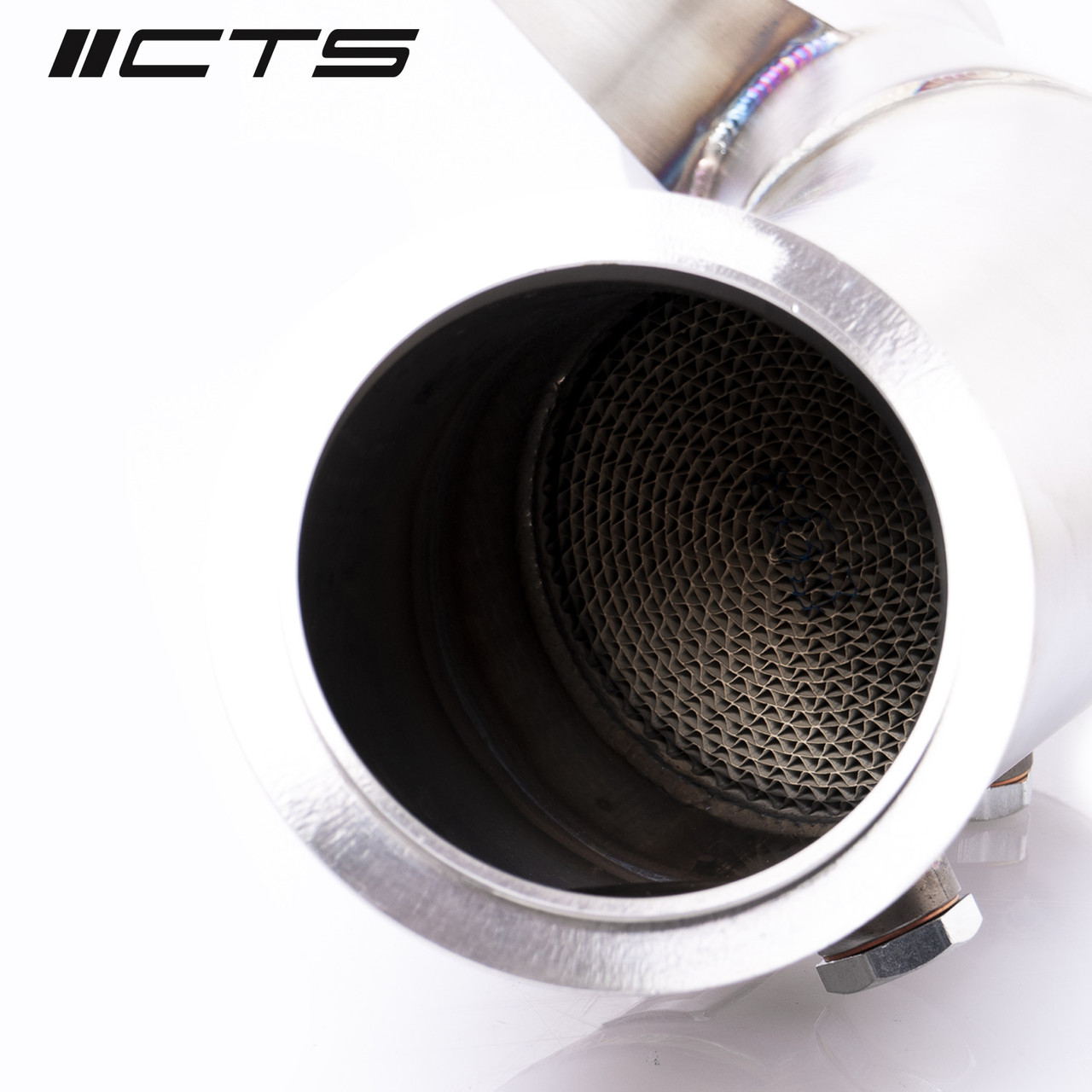 BMW N55 4" High Flow Catted Downpipe - CTS Turbo CTS-EXH-DP-0023-CAT