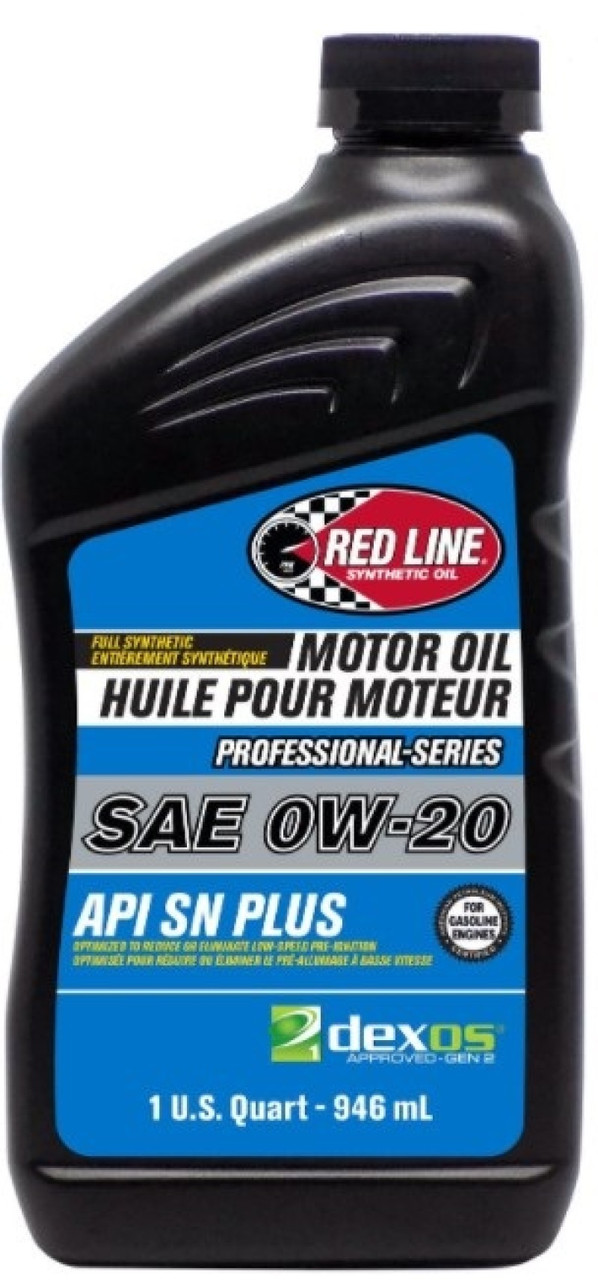 Red Line 0W-20 Pro-Series Synthetic Engine Oil (1QT) - Red Line 12804