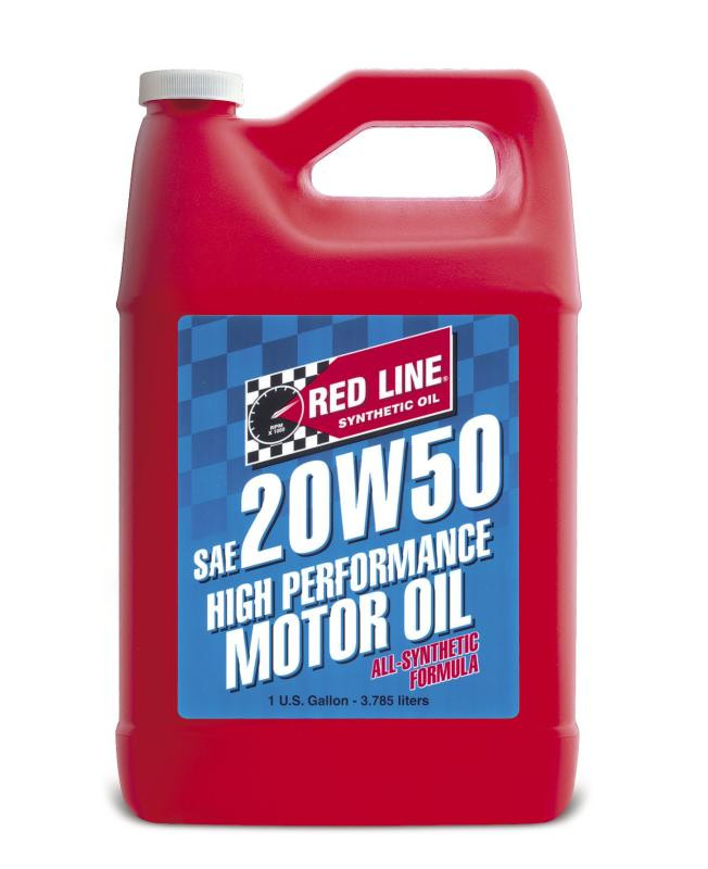 Red Line 20W-50 Synthetic Engine Oil (1 Gallon) - Red Line 12505