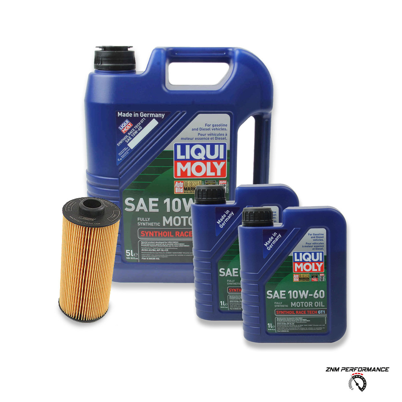 BMW 10W-60 Oil Change Kit - Liqui Moly 11427510717LM3