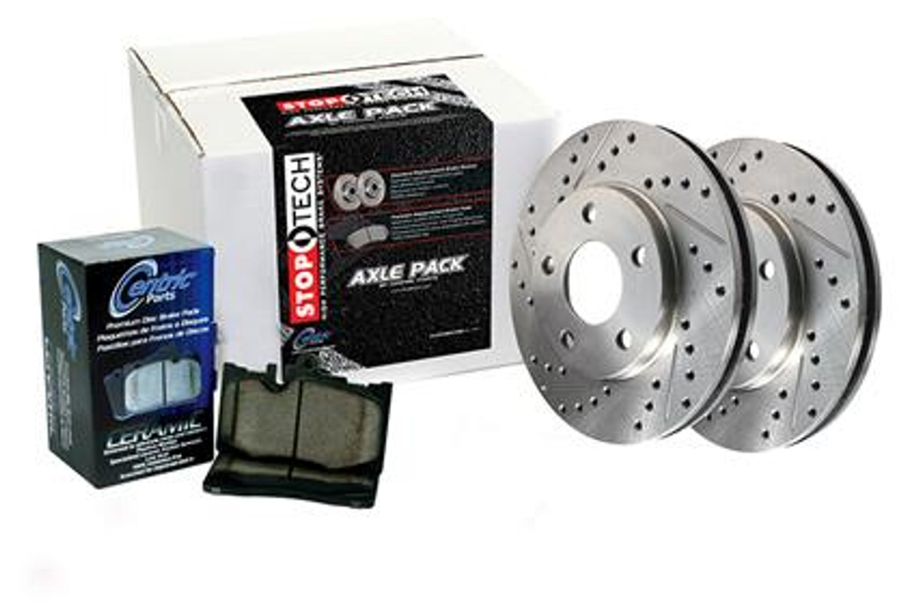 BMW Rear Select Sport Drilled and Slotted Brake Kit - StopTech 928.34510