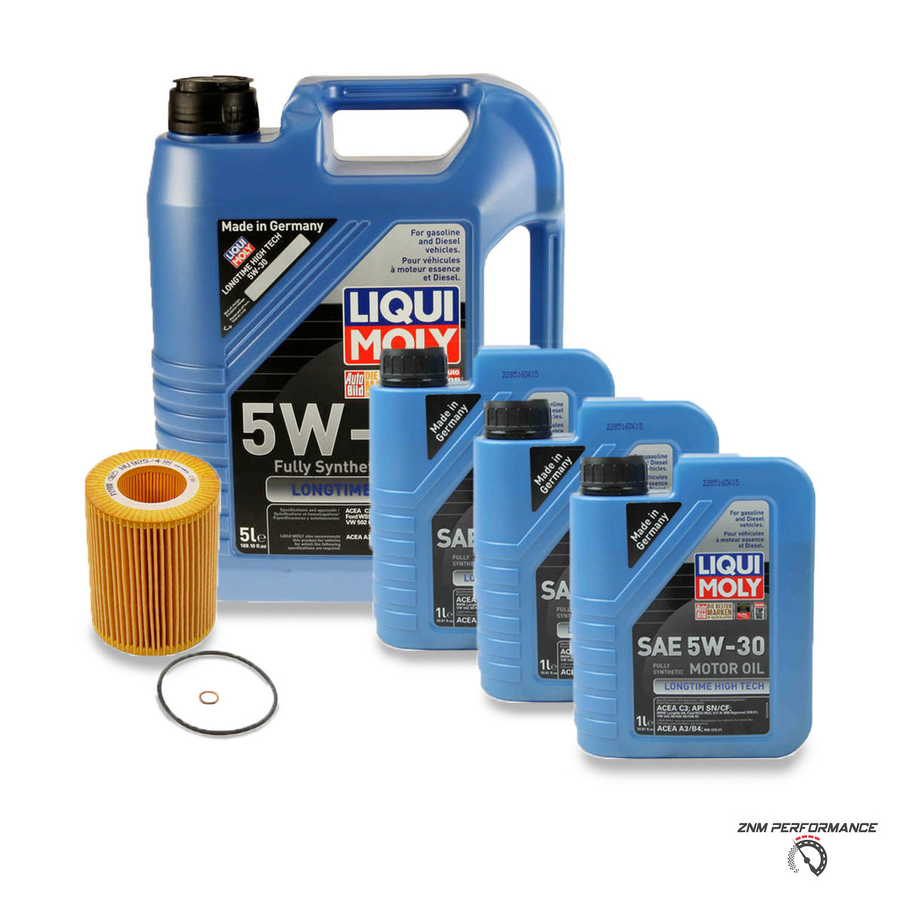 BMW 5W-30 Oil Change Kit - Liqui Moly 11427512300LM.1