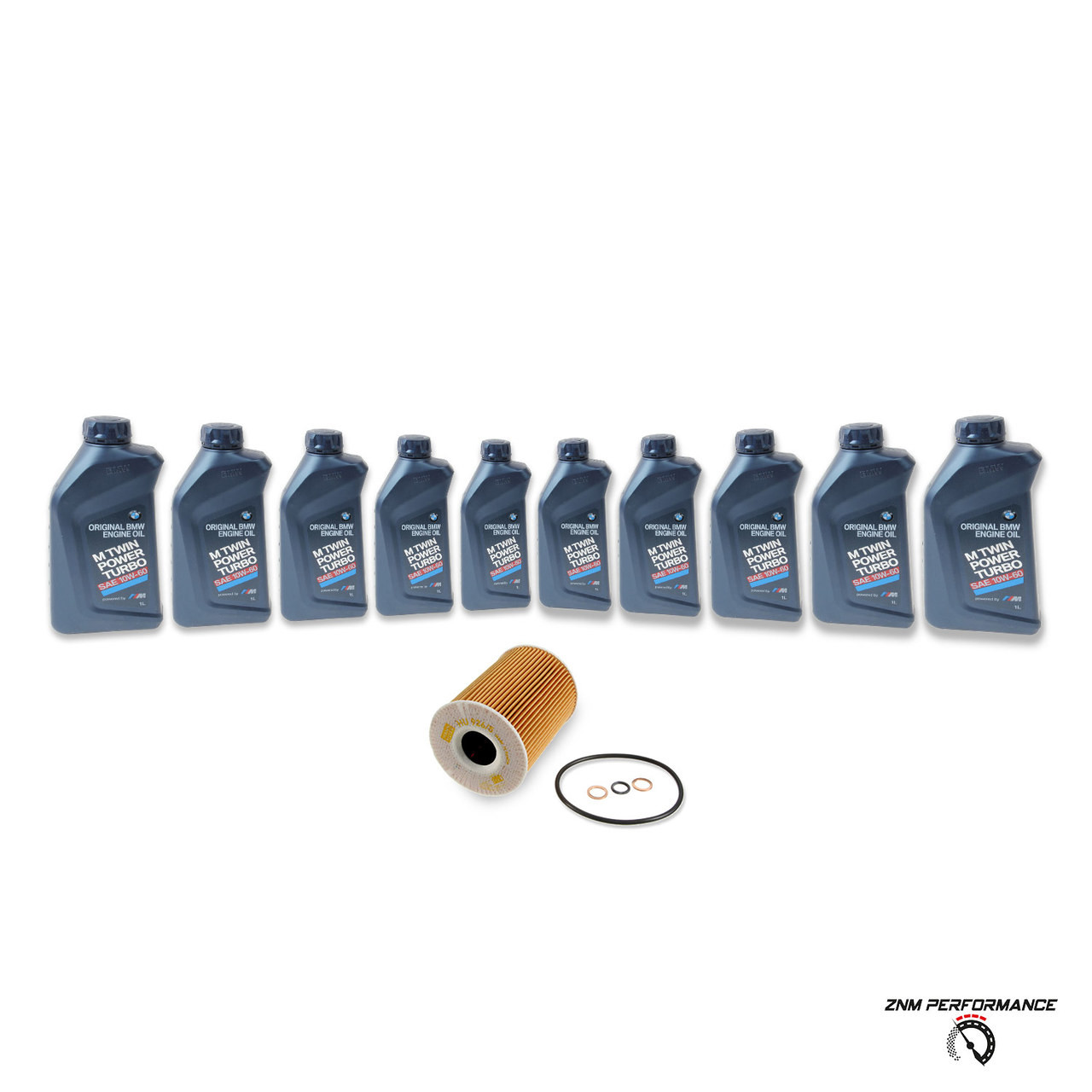 BMW 10W-60 Oil Change Kit - Genuine BMW 11427840594