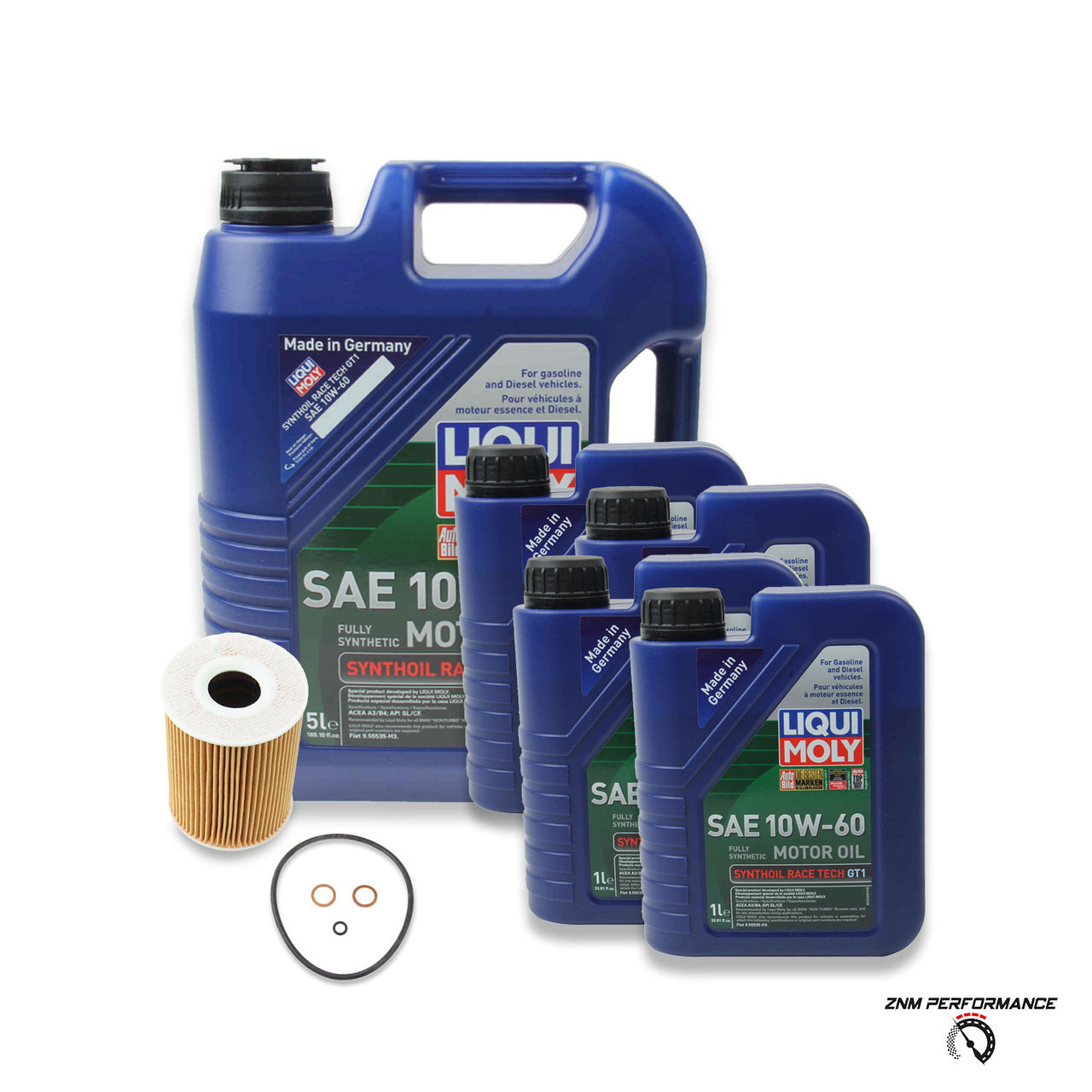 BMW 10W-60 Oil Change Kit - Liqui Moly 11427837997LM