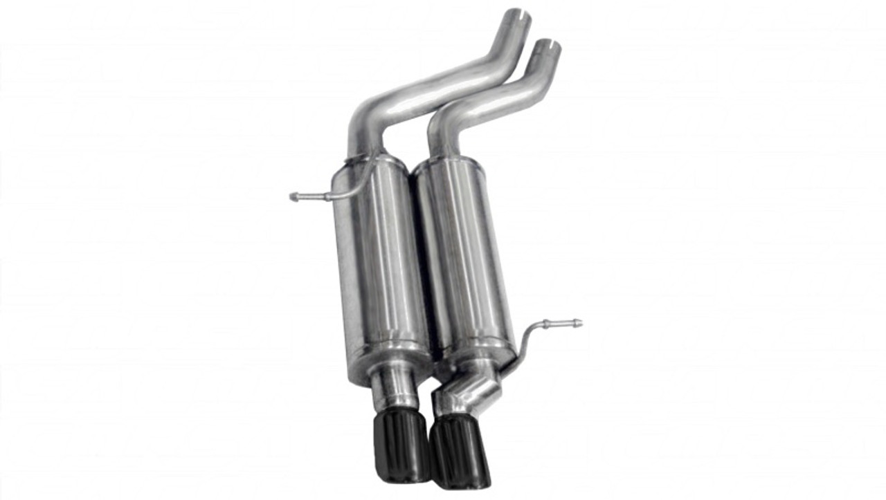 BMW Sport Cat Back Exhaust with Black Tips - Corsa Performance 14559BLK