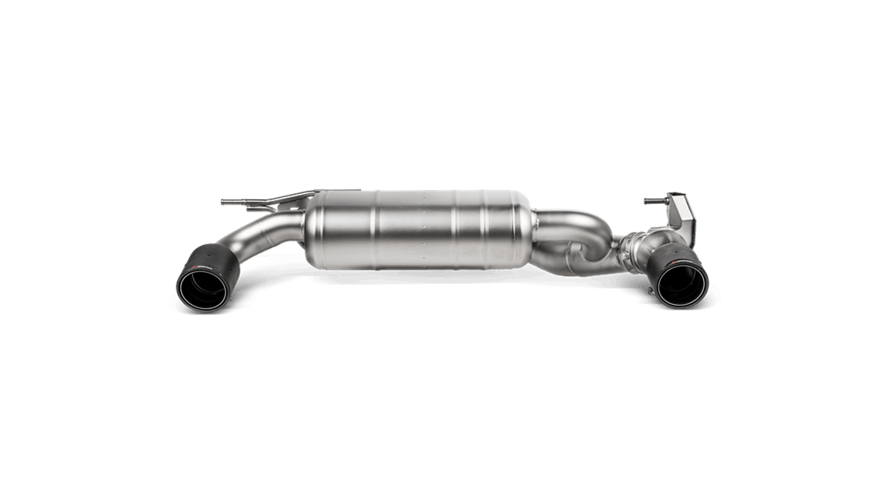 BMW Slip On Line Axle Back Exhaust with Carbon Fiber Tips - Akrapovic S-BM/T/8H