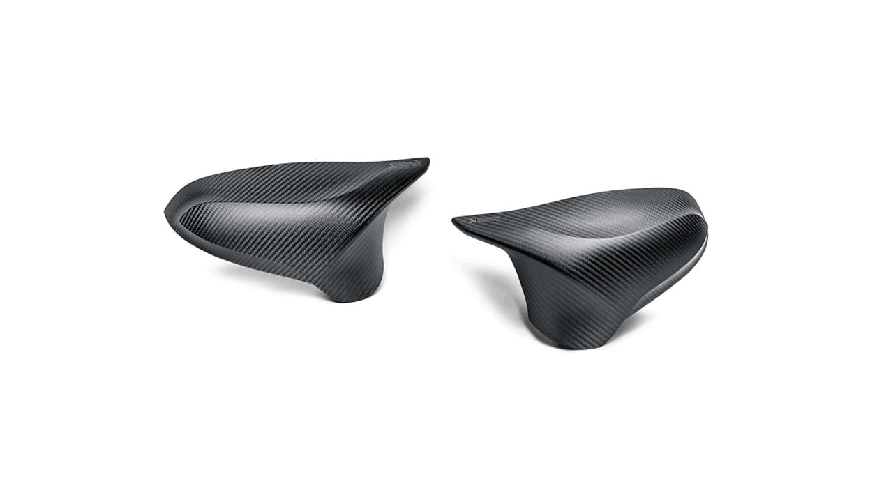 BMW Matte Carbon Fiber Mirror Cap Set - Akrapovic WM-BM/CA/2/M