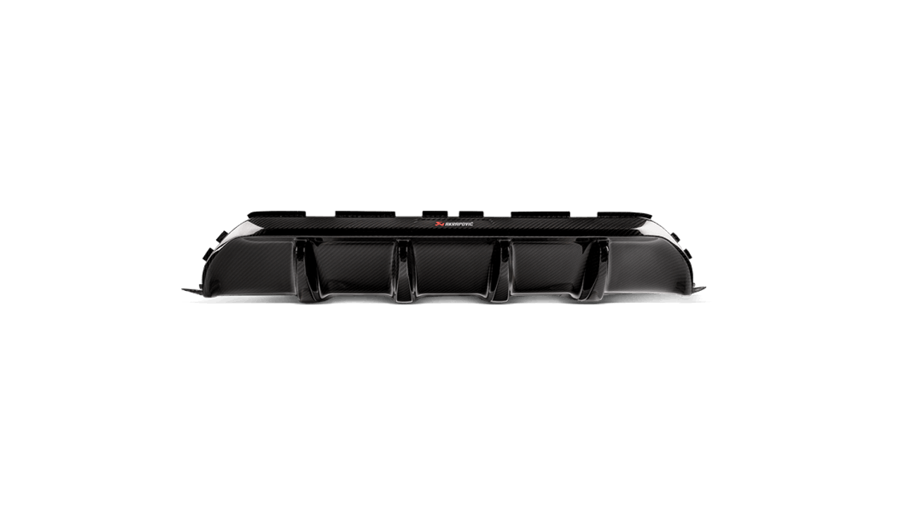 BMW High Gloss Carbon Fiber Rear Diffuser - Akrapovic DI-BM/CA/5/G/RS