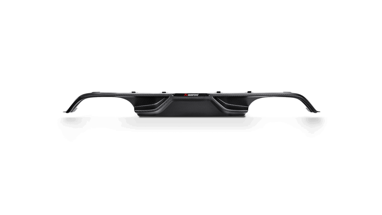 BMW Matte Carbon Fiber Rear Diffuser - Akrapovic DI-BM/CA/2