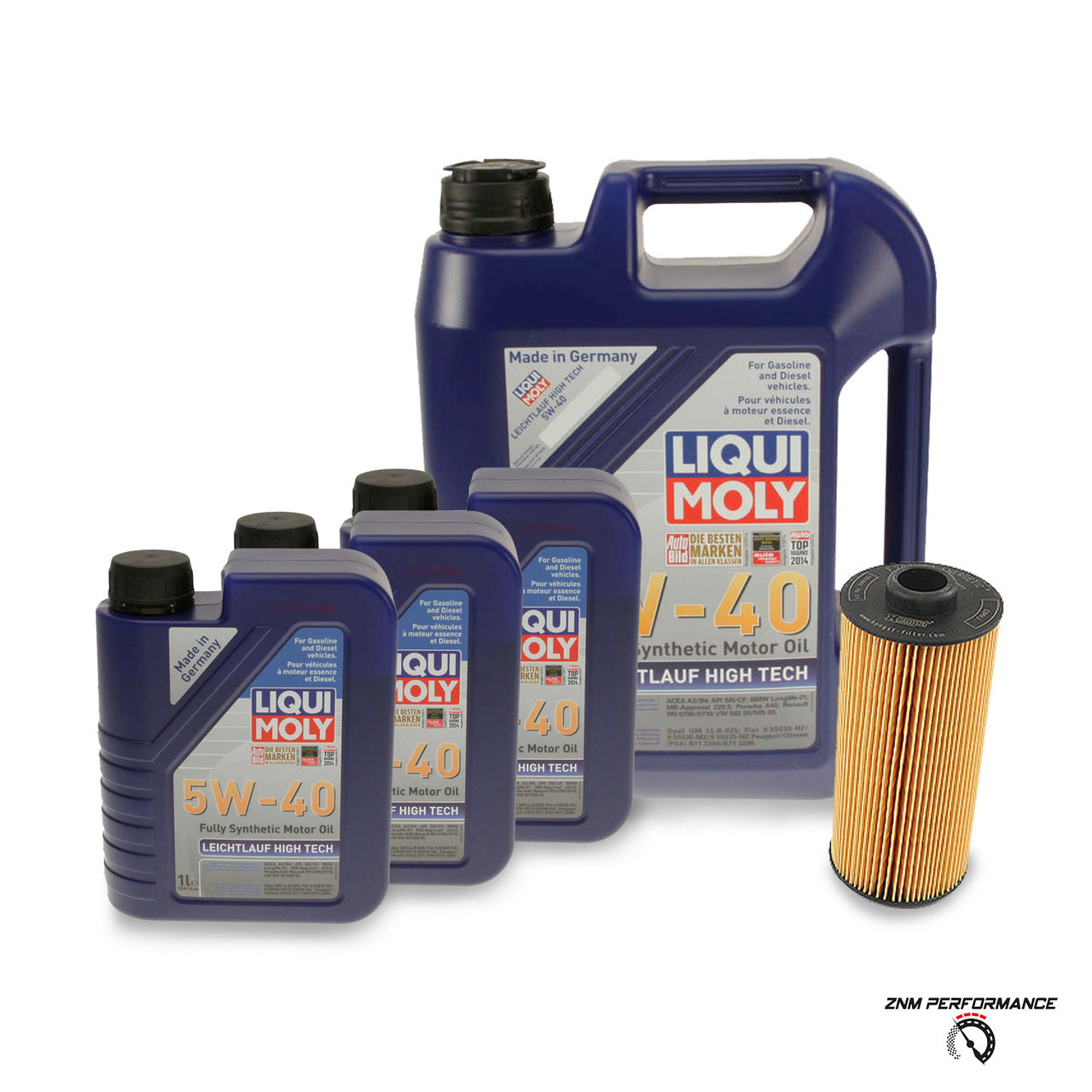 BMW 5W-40 Oil Change Kit - Liqui Moly 11427510717LM.2