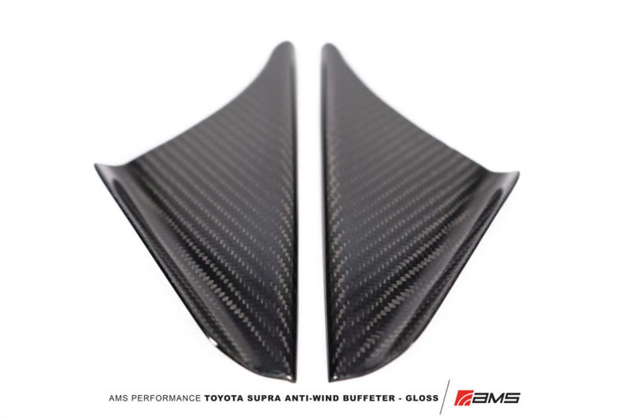 Toyota GR Supra Anti-Wind Buffeting Kit (Gloss Carbon) - AMS Performance 38.06.0002-1