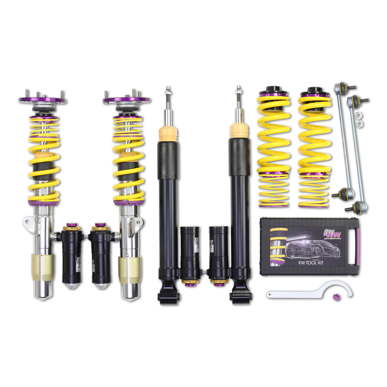 BMW 3-Way Clubsport Coilover Kit - KW 397202CG