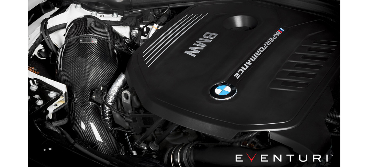 BMW Black Carbon Fiber Intake - Eventuri EVE-B58-CF-INT