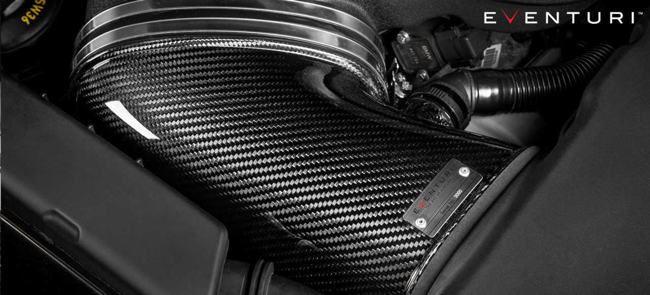 BMW Matte Black Carbon Fiber Intake - Eventuri EVE-E9X-CFM-INT