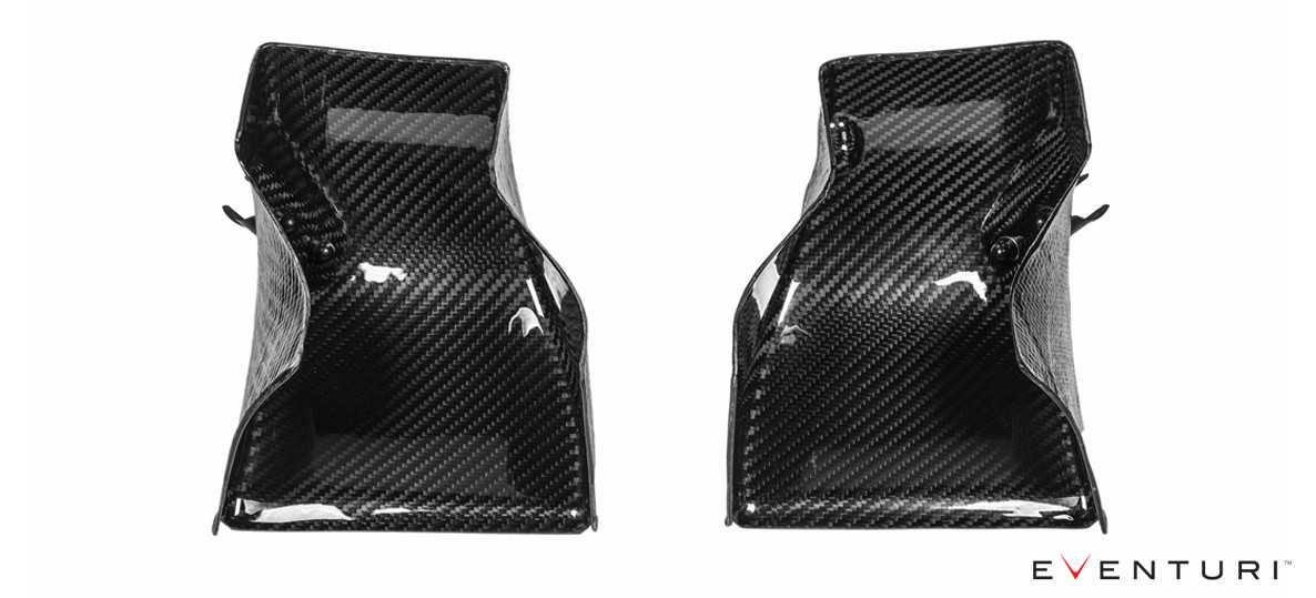 BMW Black Carbon Fiber Intake - Eventuri EVE-F10M5-CF-INT