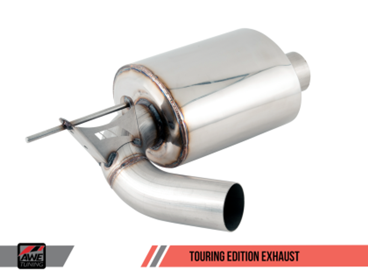 BMW Touring Edition Axle Back Exhaust with Chrome Silver Tips - AWE Tuning 3010-32032