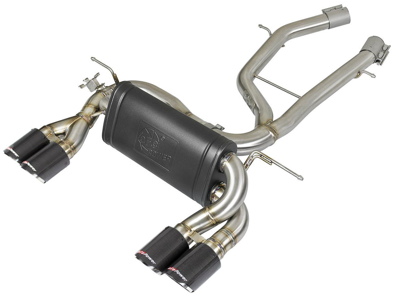 BMW MACH Force-Xp 3in to 2.5in 304 Stainless Steel Axle-Back Exhaust System - aFe POWER 49-36338-1C