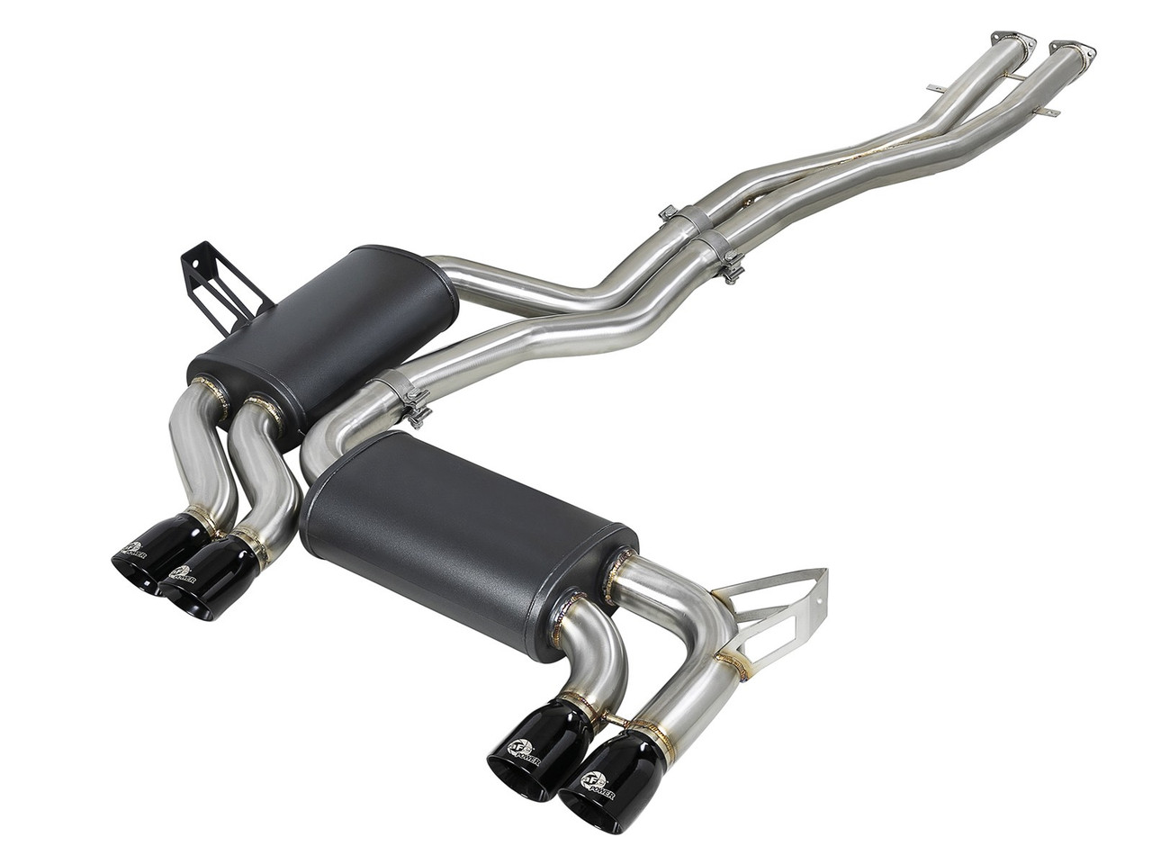 BMW MACH Force-Xp 2.5in 304 Stainless Steel Cat-Back Exhaust System - aFe POWER 49-36344-B