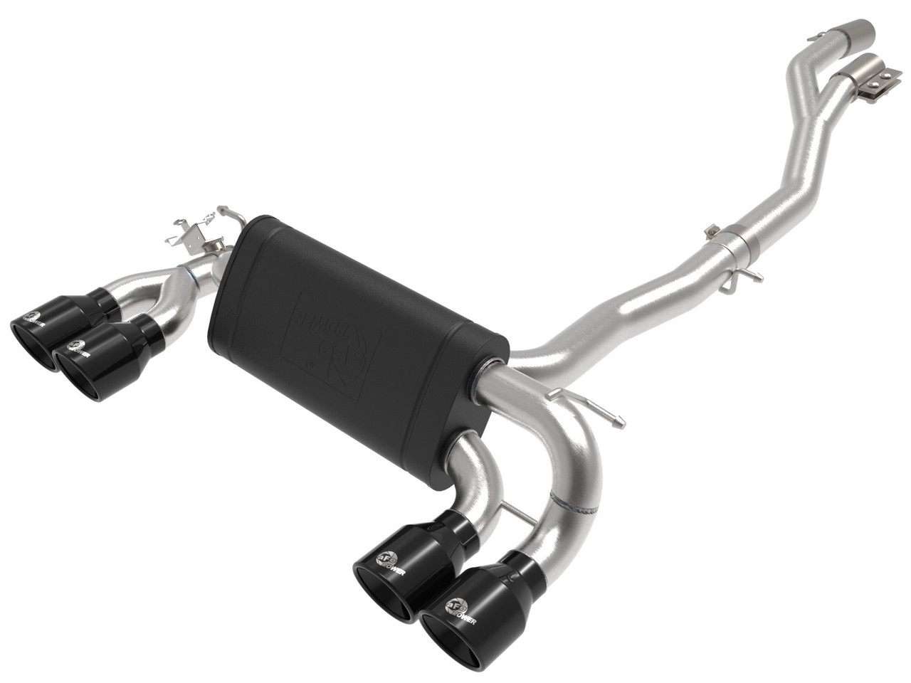 BMW MACH Force-Xp 3in to 2.5in 304 Stainless Steel Cat-Back Exhaust System - aFe POWER 49-36350-B