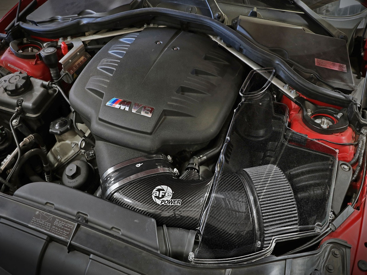 BMW Magnum FORCE Stage-2 Carbon Fiber Cold Air Intake System w/ Pro DRY S Filter Media - aFe POWER 51-31662-C