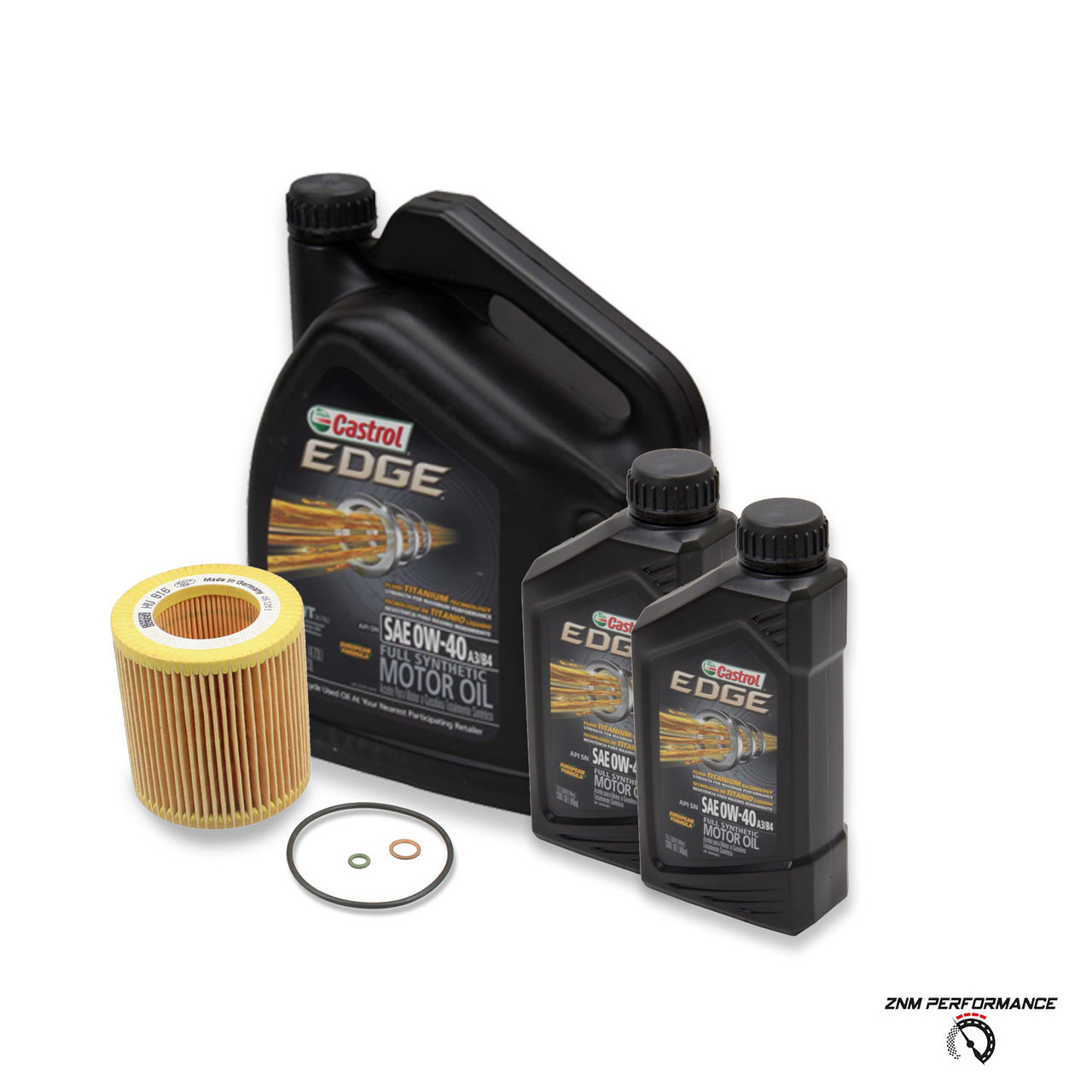 BMW 0W-40 Oil Change Kit - Castrol Edge 11427953129CS2