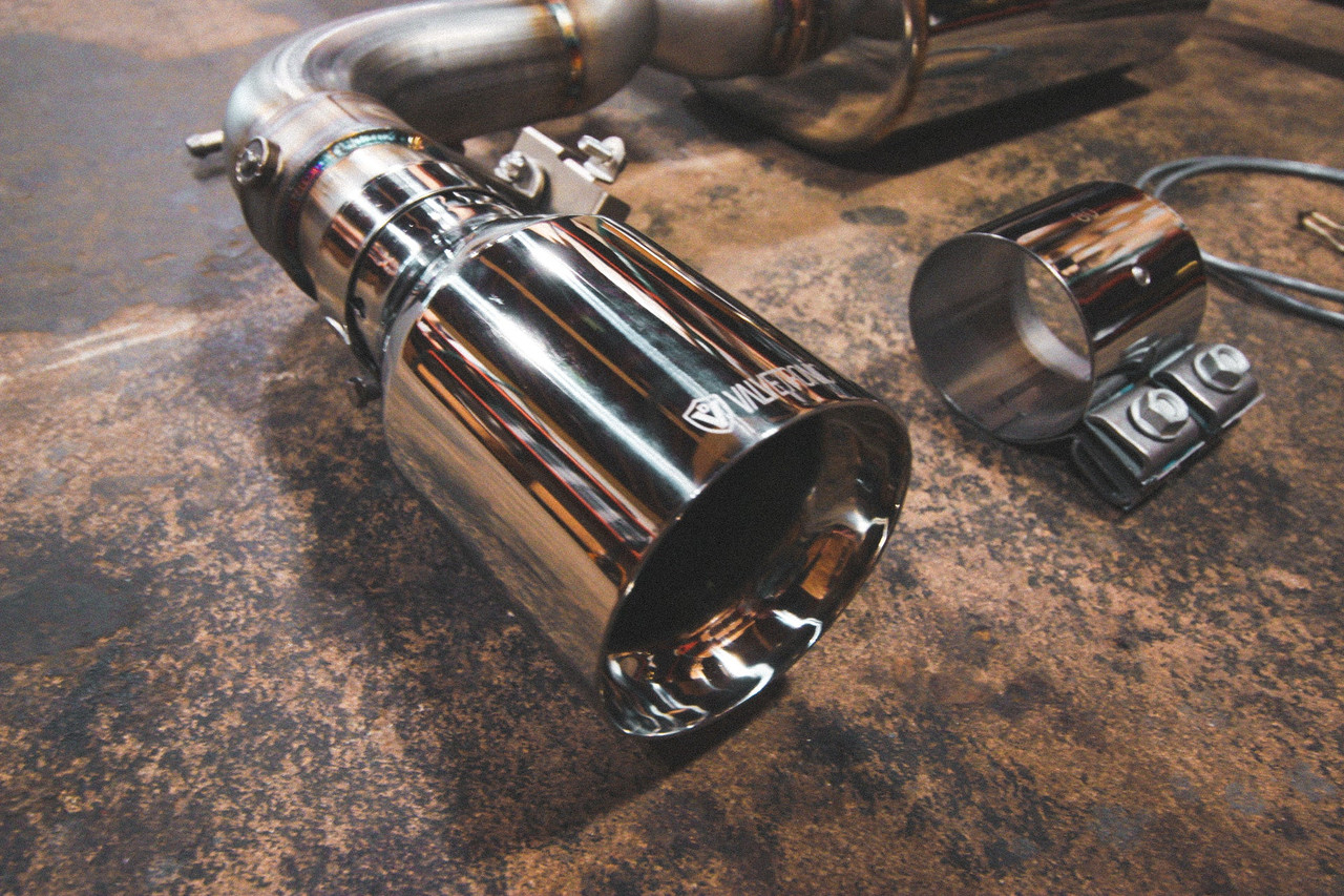 BMW Valve Sport Axle Back Exhaust System - Valvetronic Designs BMW.F.VSES (Chrome Tips)