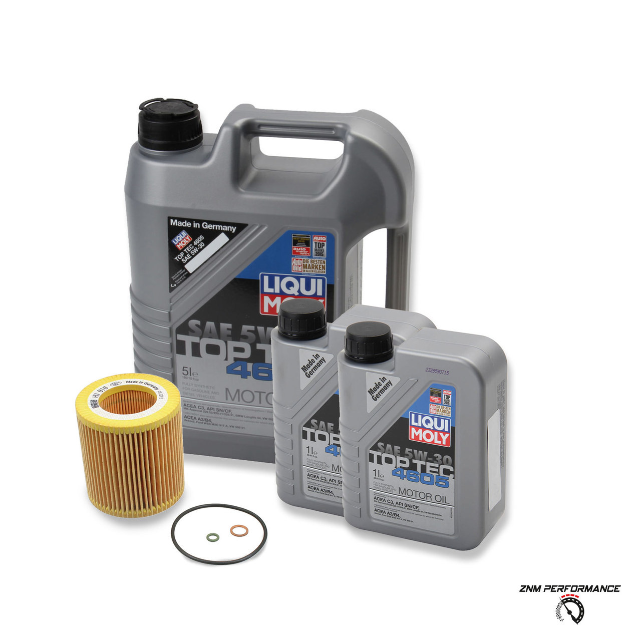 BMW 5W-30 Oil Change Kit - Liqui Moly 11427953129LM4