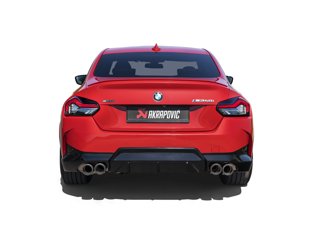 BMW Slip On Line Axle Back Exhaust - Akrapovic S-BM/T/32H