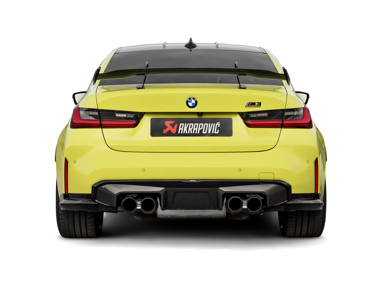 BMW Rear Carbon Fiber Diffuser - Akrapovic DI-BM/CA/9/GB