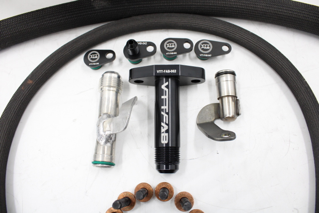 BMW S55 Factory Control EWG Top Mount Single Turbo Kit - Vargas Turbo Technologies VTT-FAB-S55-SINGLE