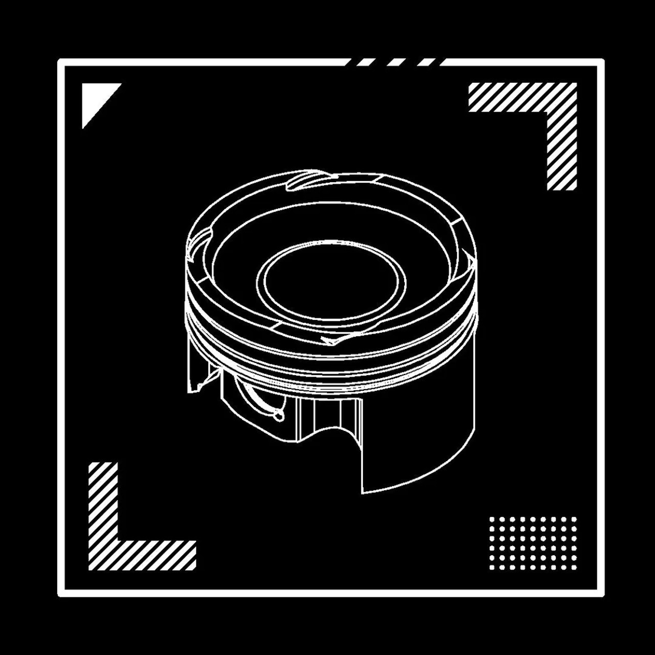 BMW S63 Sleeve Block Piston Set - ItalianRP IRPP322DA