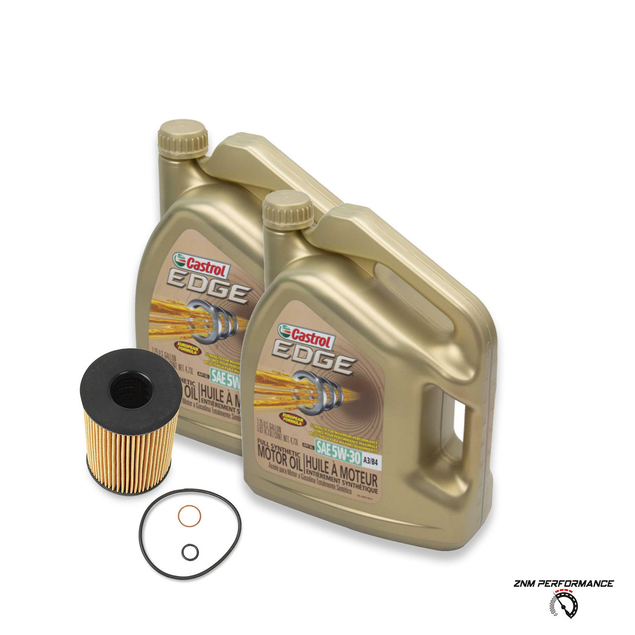 BMW 5W-30 Oil Change Kit - Castrol Edge 11427583220CS7