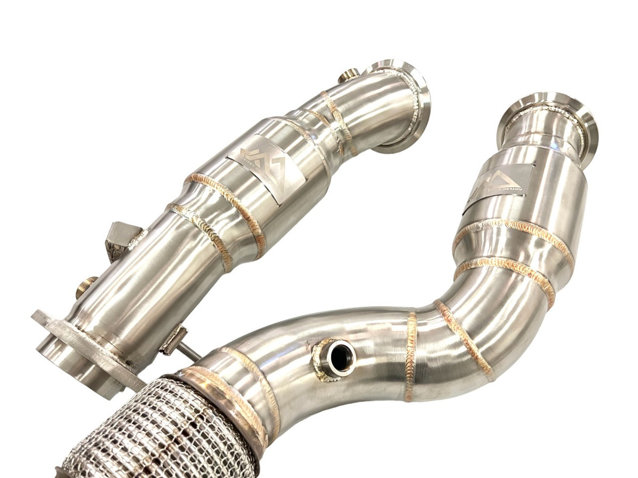 BMW G8X S58 Resonated Downpipes - Mastery of Art & Design MAD-075
