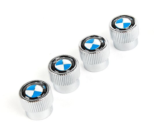 BMW Valve Stem Cap (Set of 4) Genuine BMW 36110421544 ZNM Performance