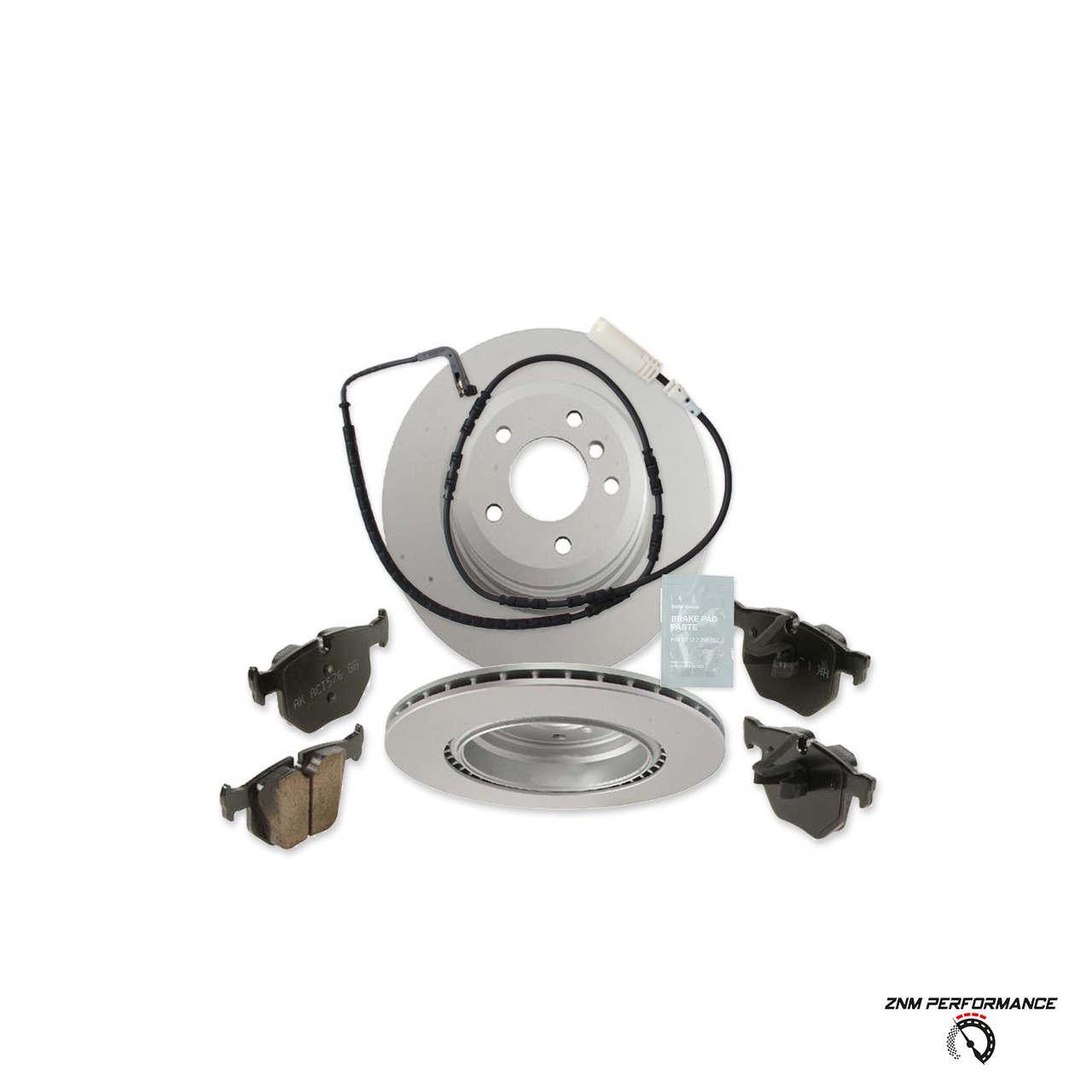 BMW Rear Brake Kit - Zimmermann/Akebono 34216855004KT