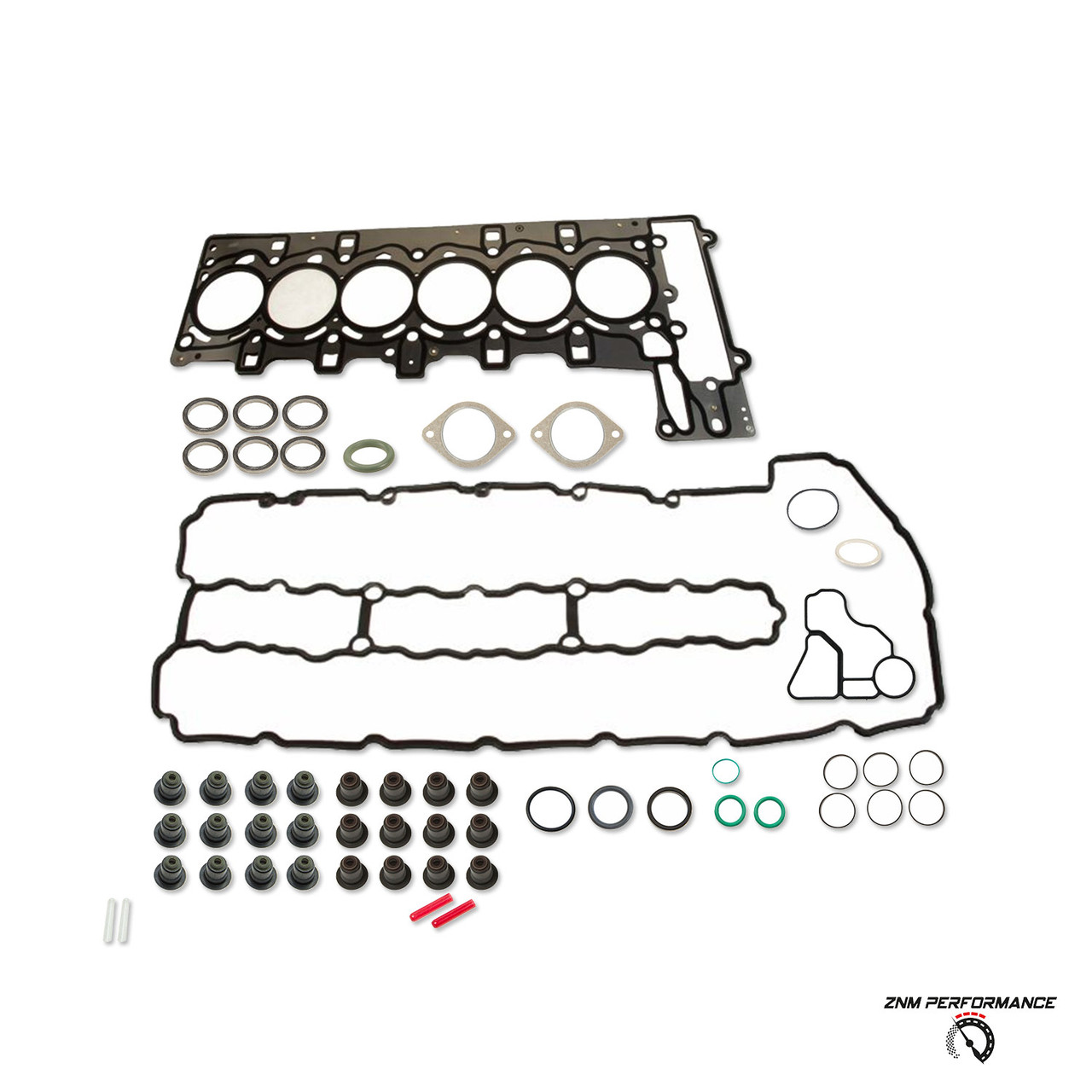 BMW Cylinder Head Gasket Set with Standard Head Gasket - Elring 11127572758