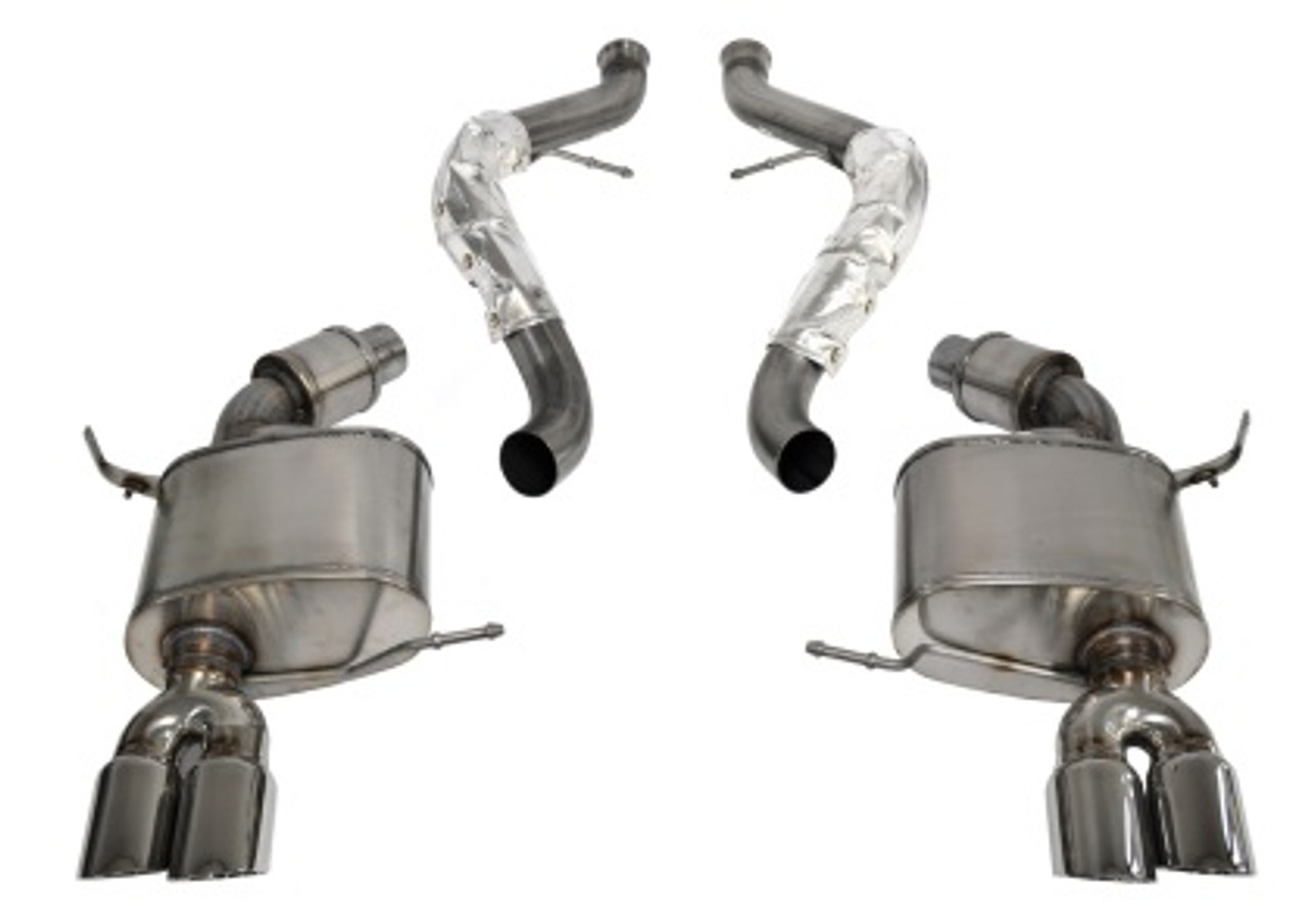 BMW Sport Axle Back Exhaust with Polished Tips - Corsa Performance 14568