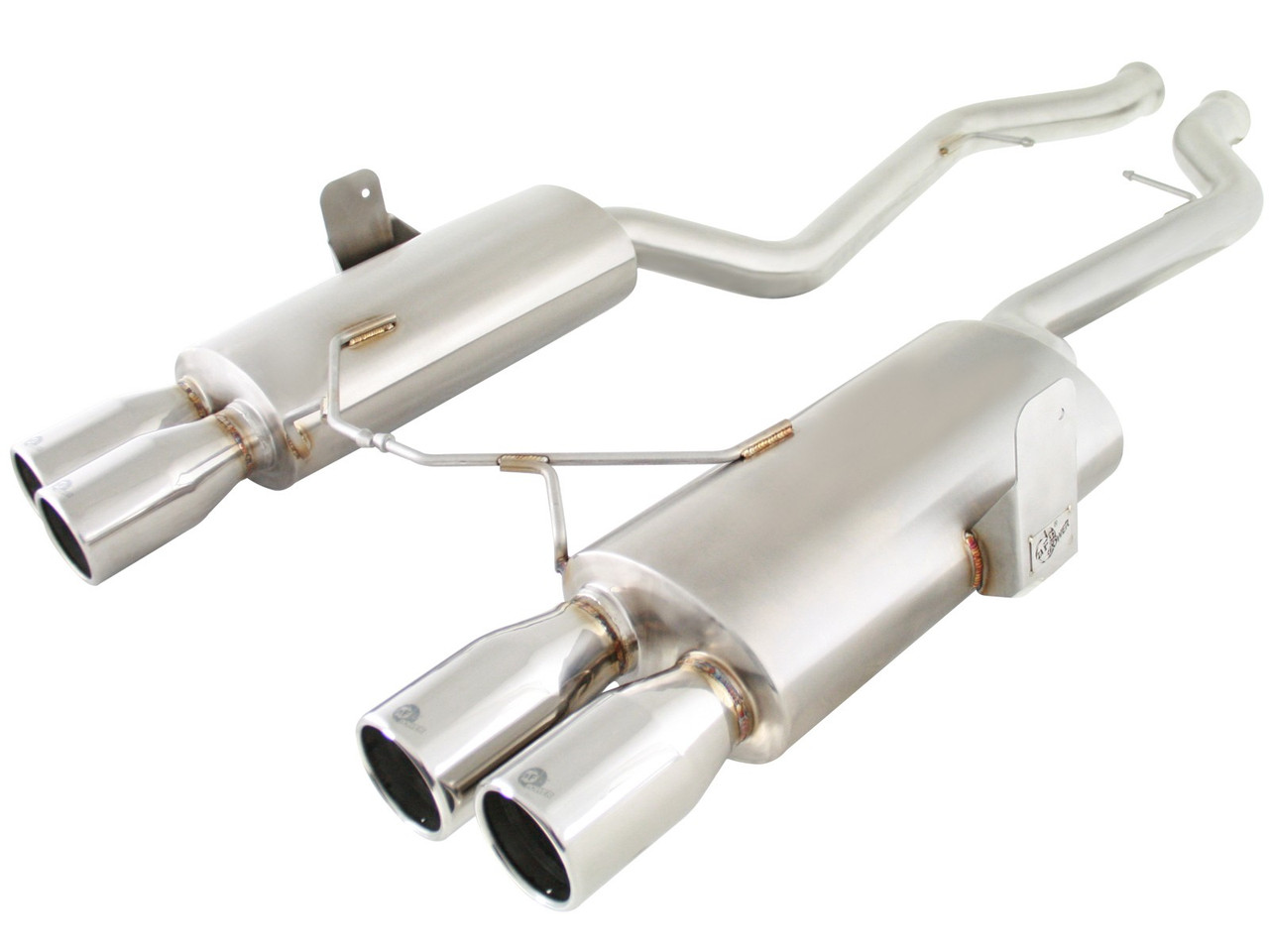 BMW Mach Force-XP 2.5in 304 Stainless Steel Cat-Back Exhaust System - aFe POWER 49-36311-P