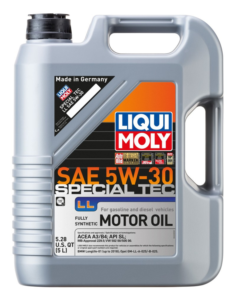 Liqui Moly 5W-30 Special Tec LL Engine Oil (5L) - Liqui Moly LM2249