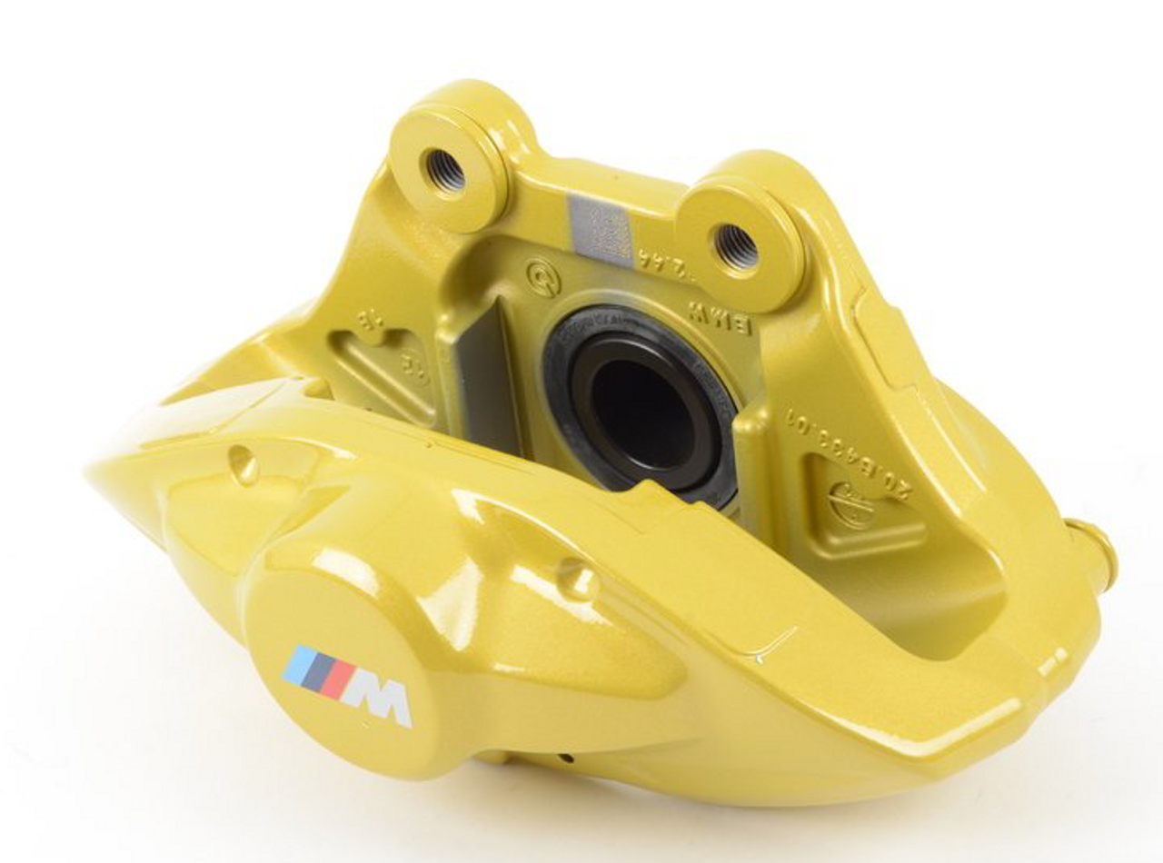 BMW Yellow Rear Right M Performance Brake Caliper - Genuine BMW 34206855482