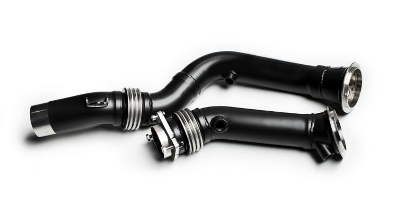 BMW Competition Black Ceramic Coated Catless Downpipe Set - Eisenmann ...