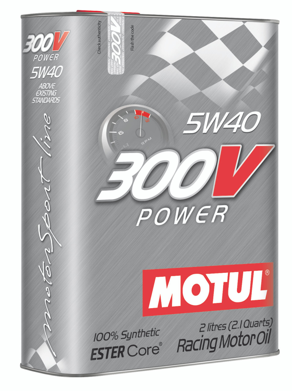 300V 5W-40 Racing Oil (2L) - Motul 104242