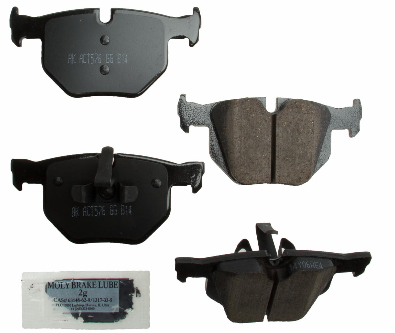 BMW Rear Brake Pad Set - Akebono EUR1170