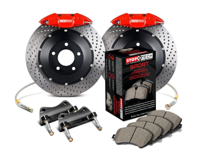 BMW Rear Red ST-22 Piston Big Brake Kit - StopTech 83.137.002G.72