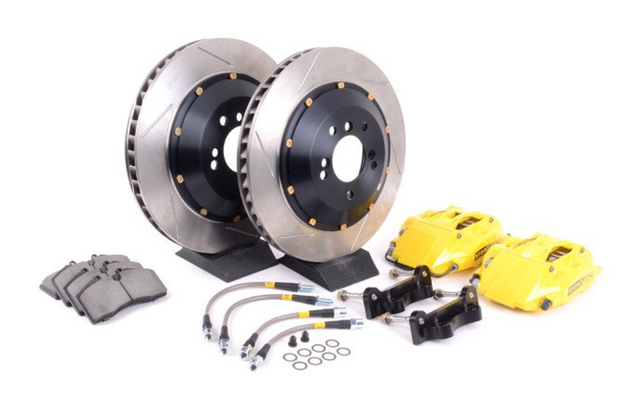 BMW Front Yellow 4 Piston Big Brake Kit - StopTech 83.137.4700.81