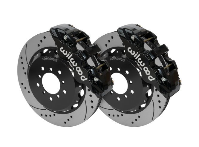 BMW Front Black AERO6 6 Piston Big Brake Kit - Wilwood 140-14751