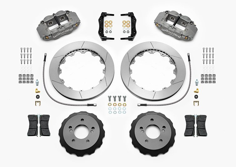BMW Rear Anodized Grey Forged Narrow Superlite Race 4R Piston Big Brake Kit - Wilwood 140-14980 BMW Rear Anodized Grey Forged Narrow Superlite Race 4R Piston Big Brake Kit - Wilwood 140-14980