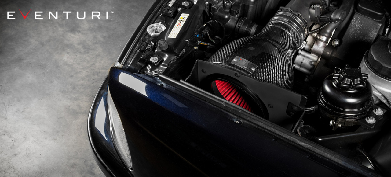 BMW Black Carbon Fiber Intake - Eventuri EVE-E39-INT