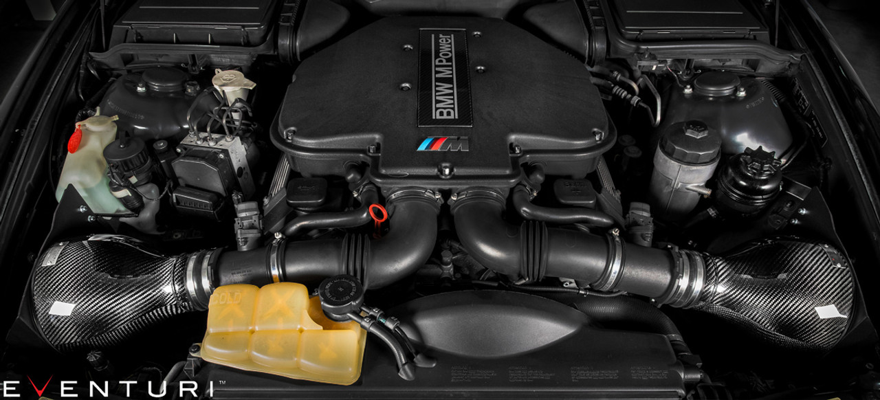 BMW Black Carbon Fiber Intake - Eventuri EVE-E39-INT